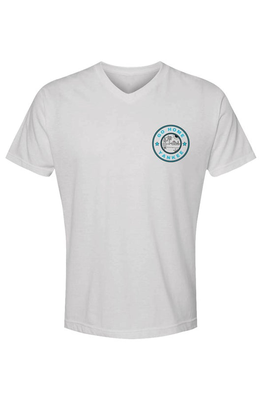 Unisex Poly-Rich V-Neck T-Shirt