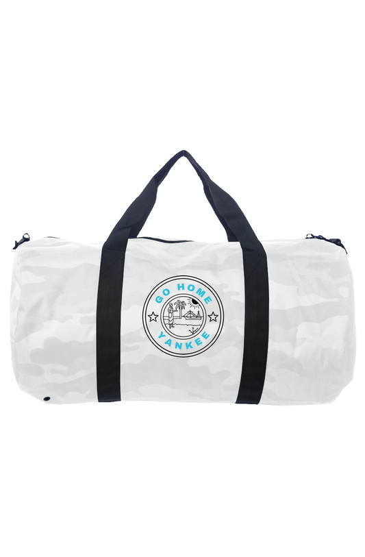 GoHomeYankee AquaLogo Day Tripper Duffle White Camo